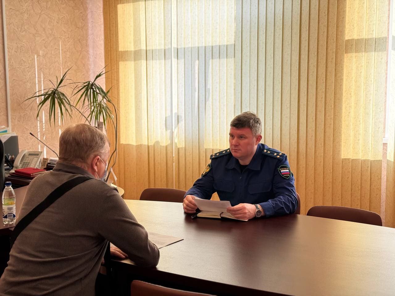 Прокурор Ленинского района г. Ульяновска Подгороднов В.В. провел на базе ГУЗ «Городская поликлиника № 1 имени С.М. Кирова» личный прием граждан