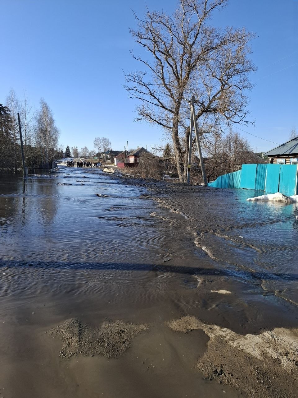 В селе Труслейка произошел прорыв платины частного пруда В селе Труслейка произошел прорыв платины частного пруда