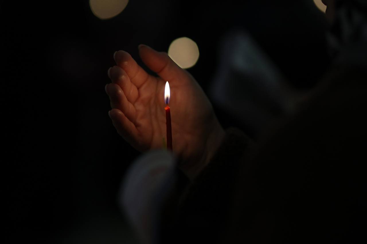 Алексей Русских: Встретили Благодатный огонь вместе с прихожанами Спасо-Вознесенского кафедрального собора Алексей Русских: Встретили Благодатный огонь вместе с прихожанами Спасо-Вознесенского кафедрального собора