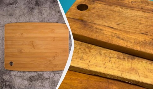 Как вернуть деревянной кухонной доске вид новой и без черноты