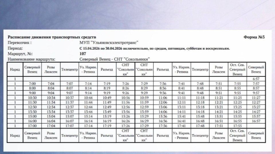 � 15 ������ � ���������� ������ ������ ������������� ������� �107 �� ��� �����������