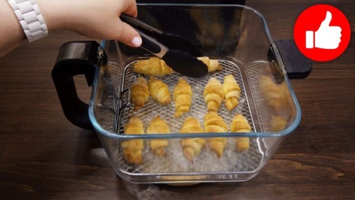 Творожные рогалики в аэрогриле