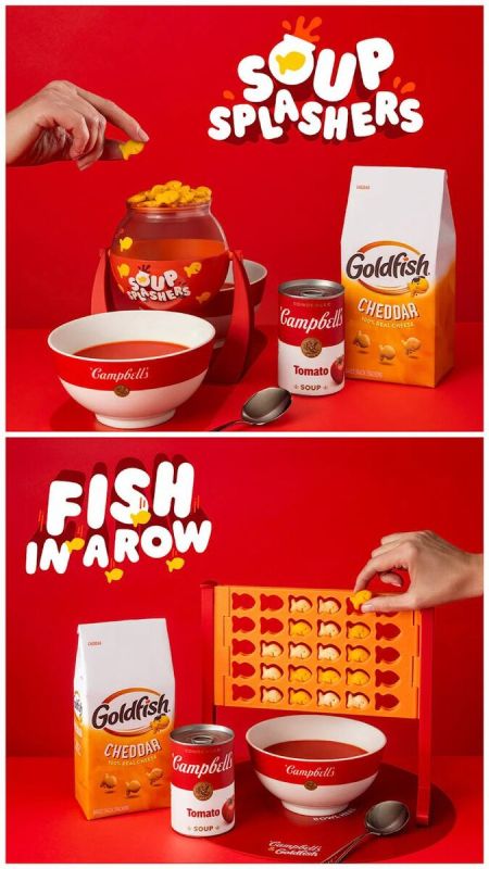 ���������� �������: ���� � ����� � ��������� �� Campbell�s � Goldfish