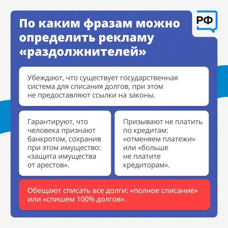 «Спишем все долги!», «Отменяем платежи!» «Спишем все долги!», «Отменяем платежи!»