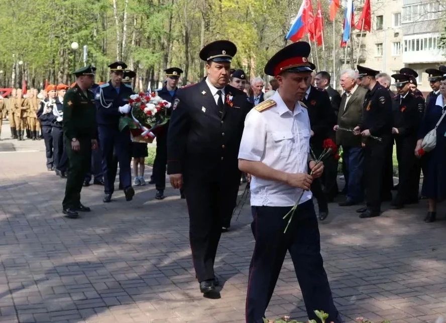 Засвияжские полицейские поддержали акцию «С нами Победа»