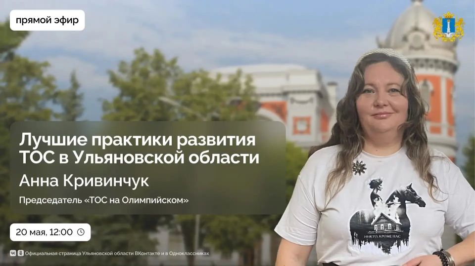Какие проекты реализуют ТОС Ульяновской области