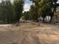 Работы на месте провала в асфальте на улице Локомотивной близятся и завершению