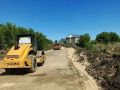 В посёлке Пригородном для реконструкции моста строят объездную дорогу