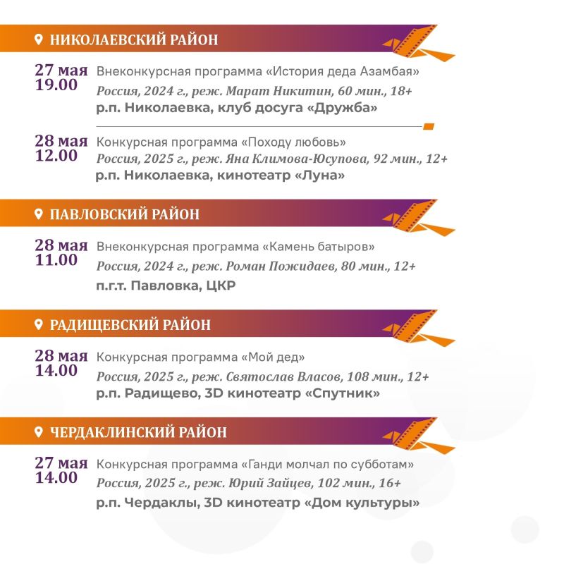 Готовы к празднику кино?. 26 мая в Ульяновске открывается XVII Международный фестиваль «От всей души» имени В. М. Леонтьевой — событие, которое ждут все любители семейного кино Готовы к празднику кино?. 26 мая в Ульяновске открывается XVII Международный фестиваль «От всей души» имени В. М. Леонтьевой — событие, которое ждут все любители семейного кино