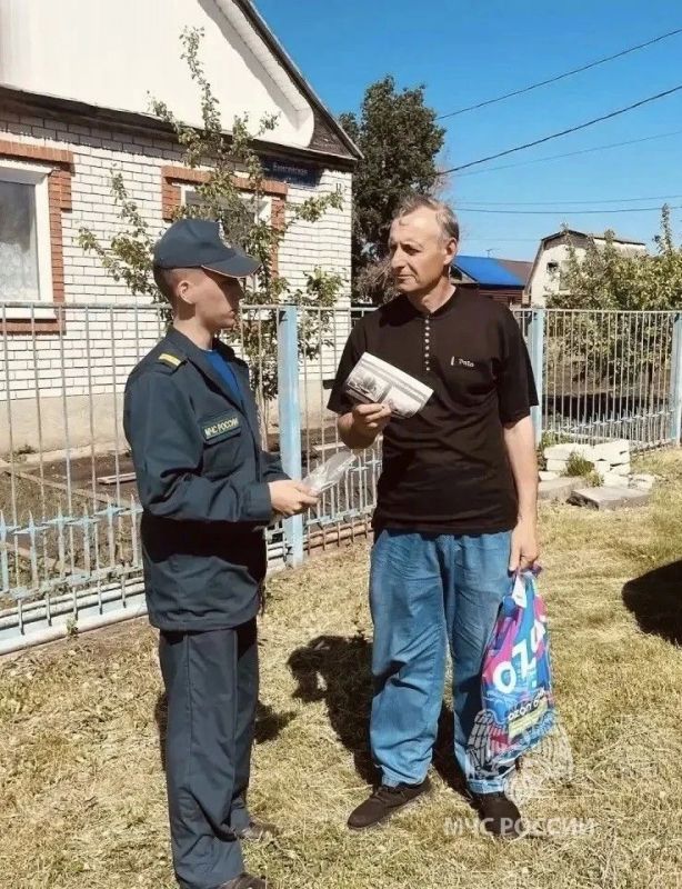Безопасное лето: противопожарные инструктажи проходят в жилом секторе Безопасное лето: противопожарные инструктажи проходят в жилом секторе