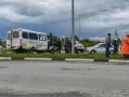 В Инзе маршрутка перевернулась несколько раз от столкновения с Седаном