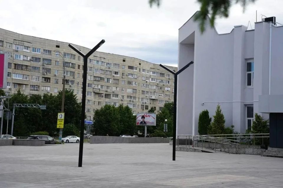 Благоустроили площадь перед Дворцом культуры «Руслан»