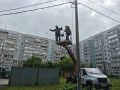 На Промышленной готовятся к установке хоккейной коробки