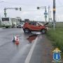 Сотрудники Госавтоинспекции работают на месте ДТП с участием автобуса
