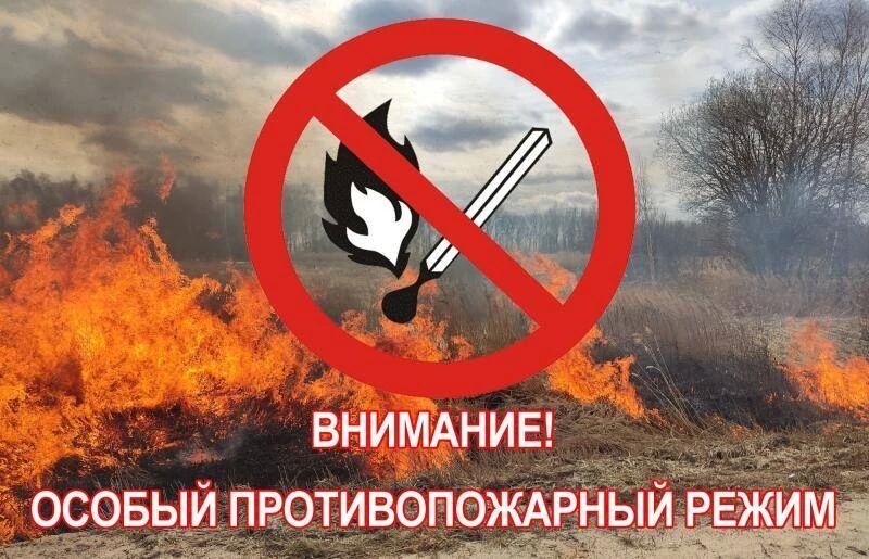 В региoне введен oсoбый противопожарный режим!