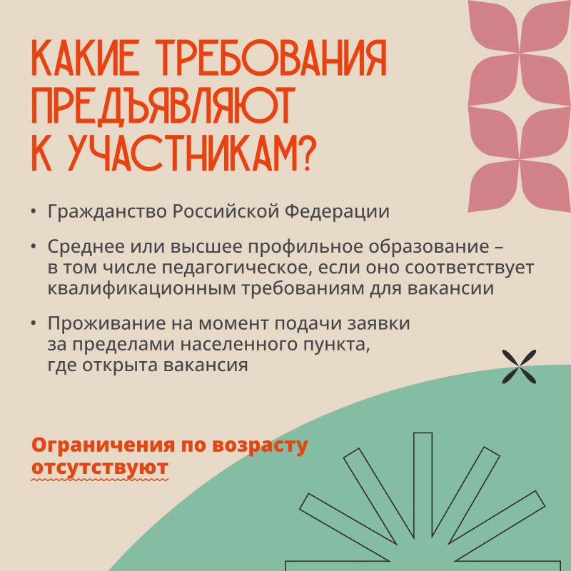 Расширен перечень вакансий по программе «Земский работник культуры» Расширен перечень вакансий по программе «Земский работник культуры»
