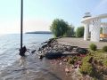 В парке «Тишь да гладь» в Сенгилее обвалилась брусчатка у ротонды