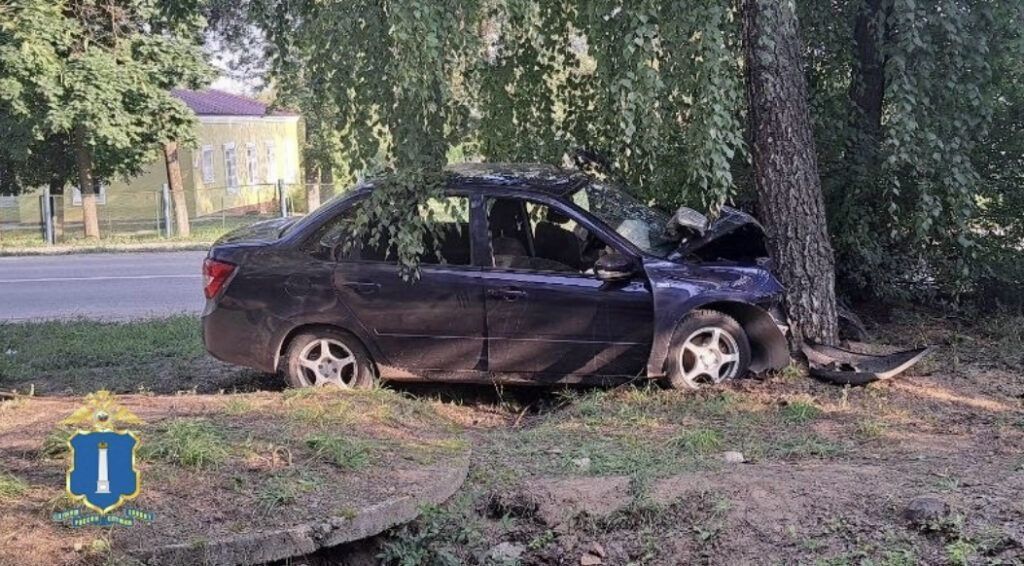 В Димитровграде «Гранта» с подростками врезалась в дерево