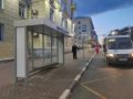 У гостиницы «Волга» установили остановочный павильон