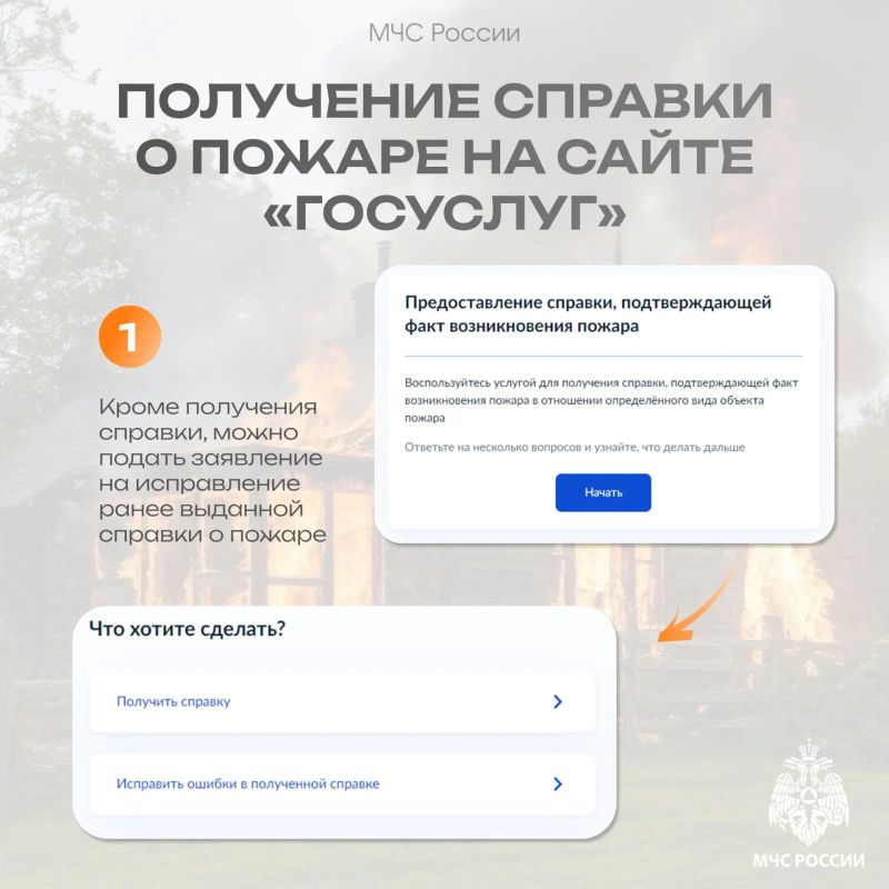 Порядок оформления справок о пожаре Порядок оформления справок о пожаре