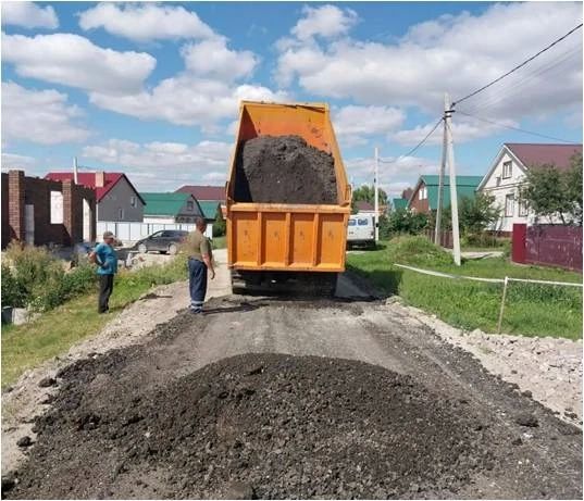 Ульяновские дорожники завершают асфальтирование подъездов к СНТ «Свияга» Ульяновские дорожники завершают асфальтирование подъездов к СНТ «Свияга»