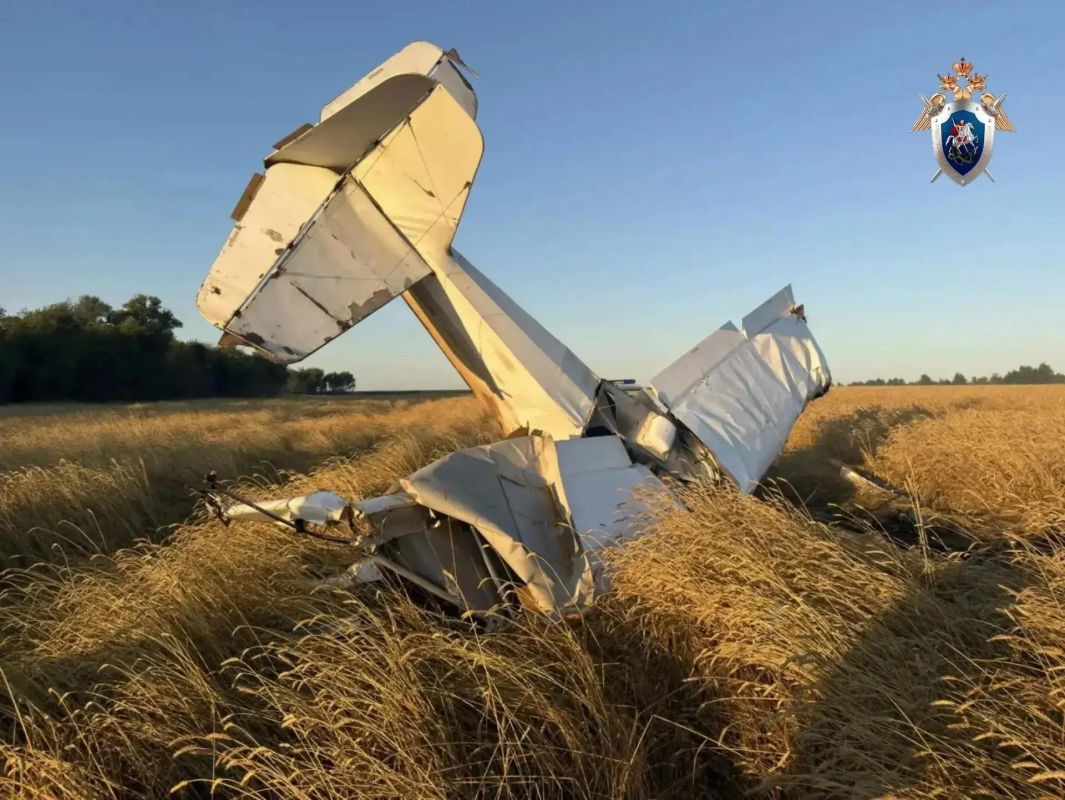 В Самарской области во время орошения полей упал легкомоторный самолет Ан-2