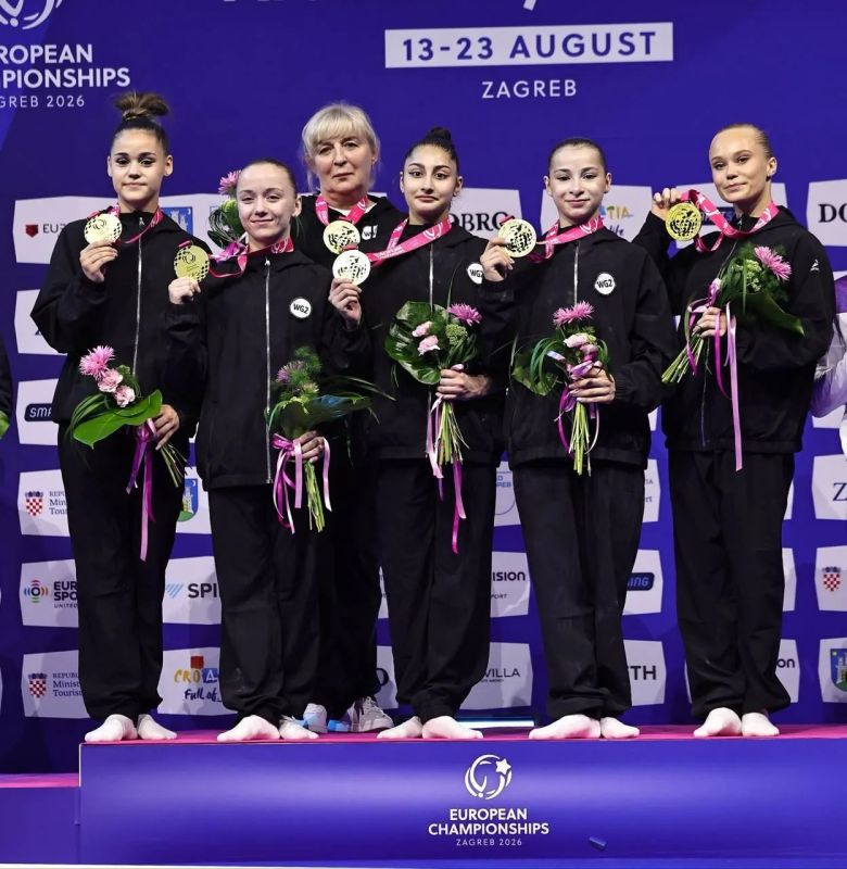 Ульяновская гимнастка в составе сборной России стала чемпионкой Европы Ульяновская гимнастка в составе сборной России стала чемпионкой Европы