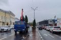 Ульяновские озеленители установили на улице Гончарова девять вазонов с туями