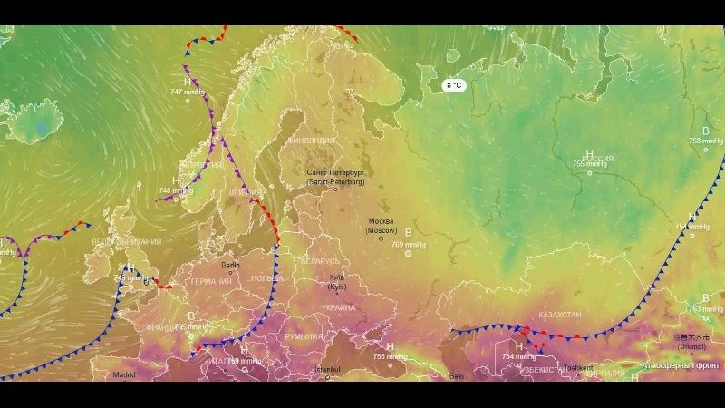 Ульяновск накроет Скандинавский антициклон