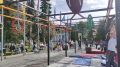 Проверить свою координацию и выносливость можно на площадке «Территория силы» с полноценной полосой препятствий в стиле «Гонки героев» Рядом свою площадку представил хоккейный клуб «Волга». Все желающие могут попробовать...