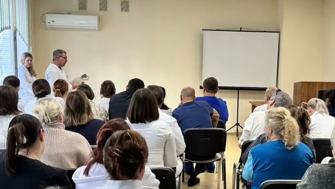 В ЦКМСЧ Ульяновска прошла лекция-тренинг по оказанию экстренной медицинской помощи В ЦКМСЧ Ульяновска прошла лекция-тренинг по оказанию экстренной медицинской помощи