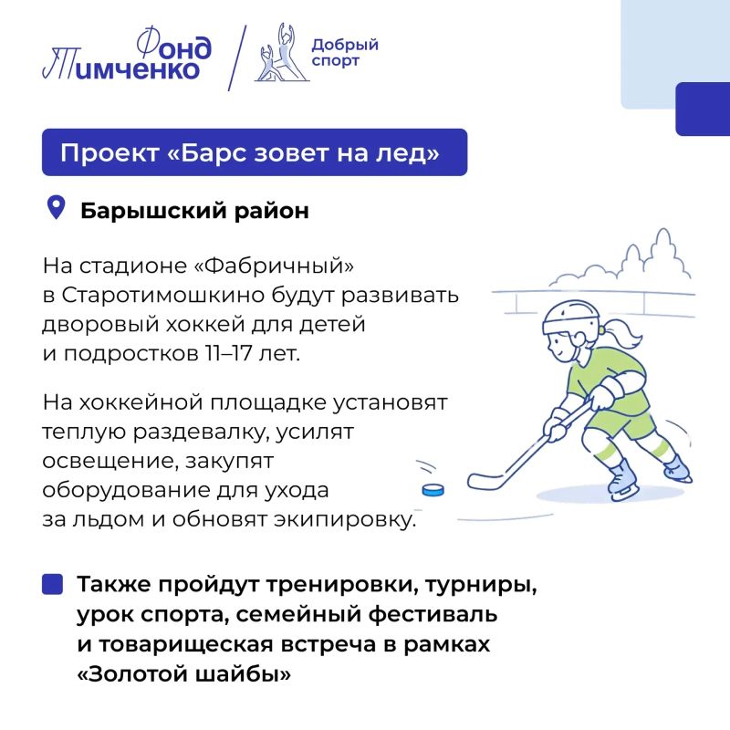 Семь проектов из Ульяновской области стали победителями конкурса Фонда Тимченко «Добрый спорт» Семь проектов из Ульяновской области стали победителями конкурса Фонда Тимченко «Добрый спорт»