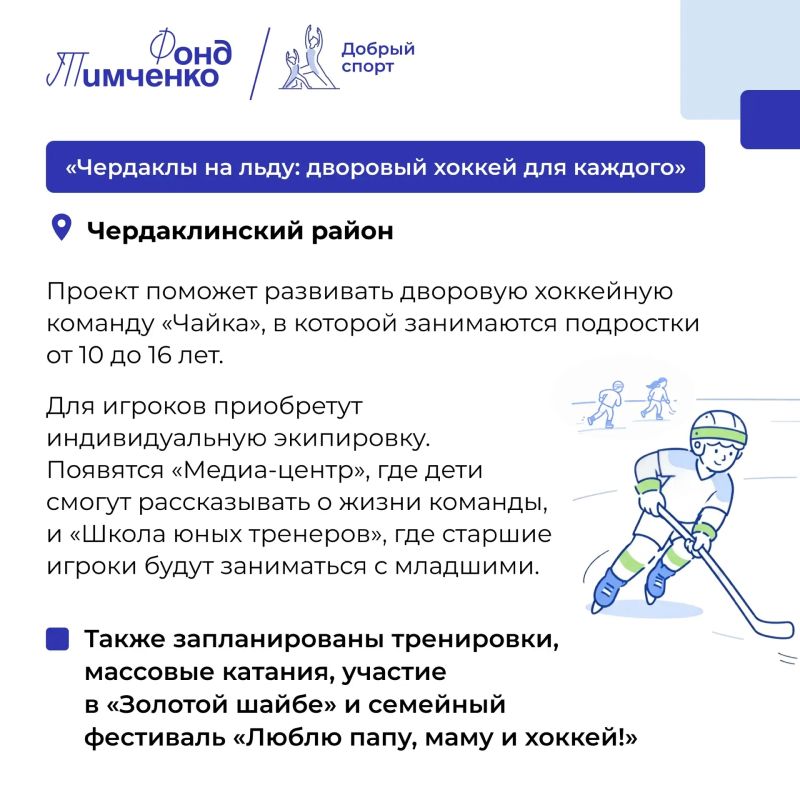 Семь проектов из Ульяновской области стали победителями конкурса Фонда Тимченко «Добрый спорт» Семь проектов из Ульяновской области стали победителями конкурса Фонда Тимченко «Добрый спорт»