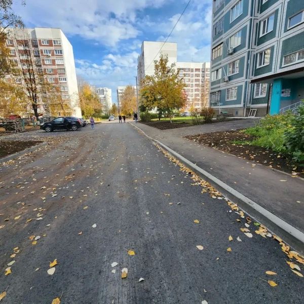 По программе «Мой двор» в Ульяновске обновили больше ста придомовых территорий и проездов