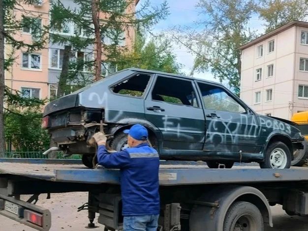 С улиц Ульяновска убрали 35 брошенных автомобилей