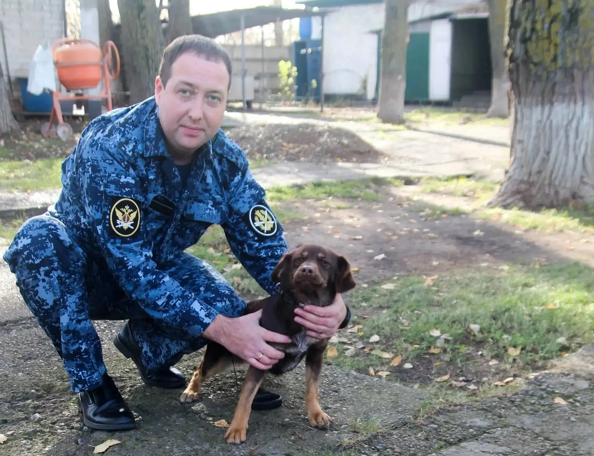 На службу в ульяновский УФСИН заступил щенок русского спаниеля