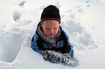 В Ульяновске 5-летний ребенок заснул на улице в -30 и обморозил ухо